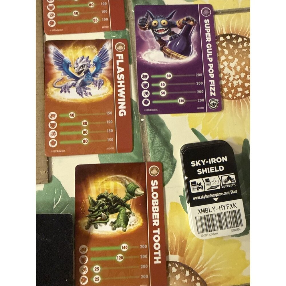 27 Skylander Spyro's Adventure Stat Cards 19 Scan Cards - Picture 9 of 11